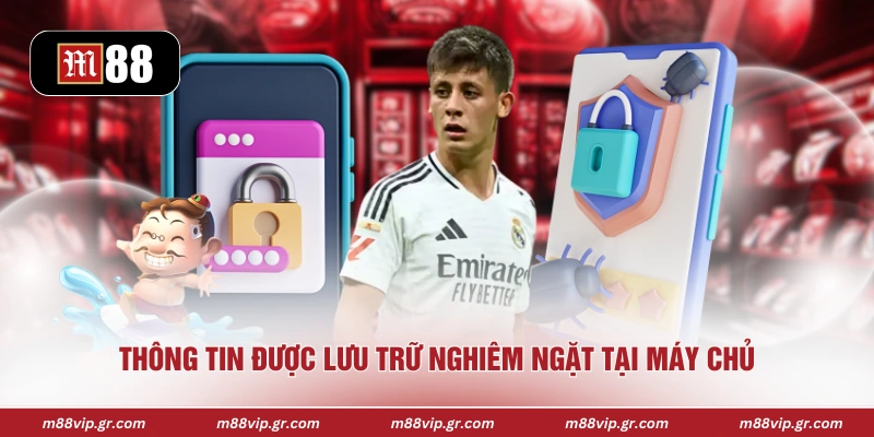 Chính Sách Bảo Mật M88 Thông tin được lưu trữ nghiêm ngặt tại máy chủ